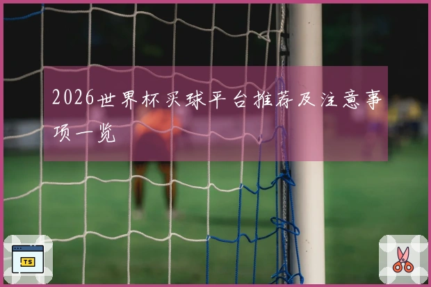 2026世界杯买球平台推荐及注意事项一览